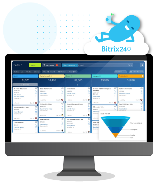 plataforma Bitrix24 módulo CRM
